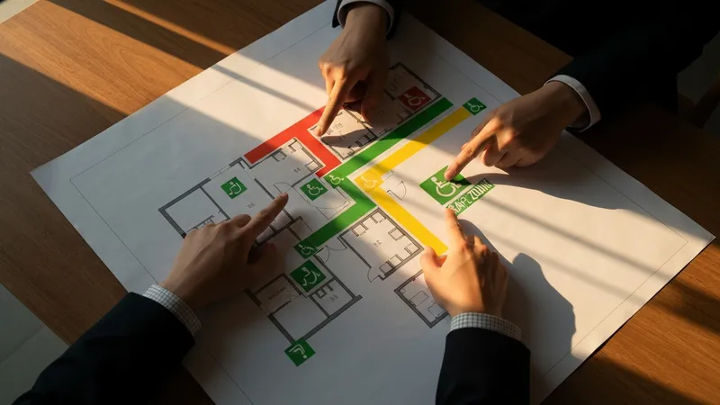 Création d'un plan d'évacuation pour les personnes à mobilité réduite