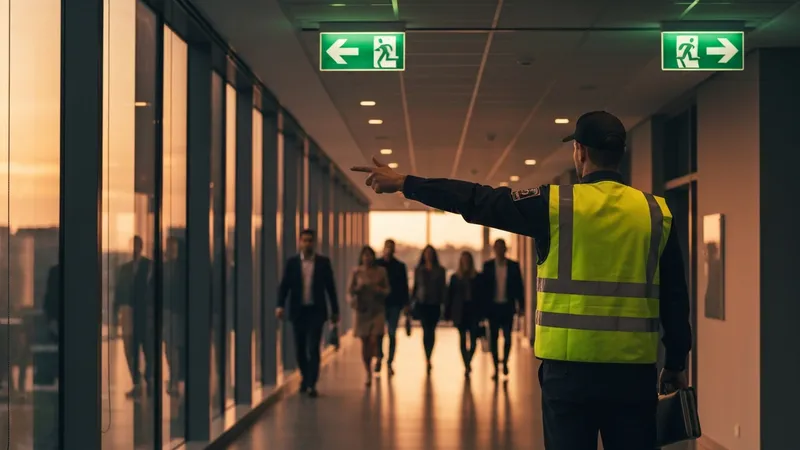 Rôles des agents de sécurité durant l'évacuation